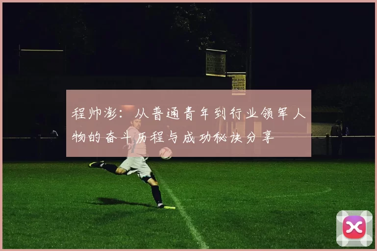 程帅澎：从普通青年到行业领军人物的奋斗历程与成功秘诀分享